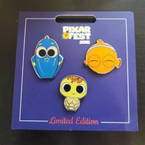 Disney Pixar Fest 2018 Finding Nemo Pin Set 28 00 Picclick