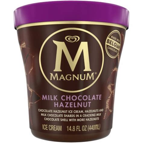 Magnum Milk Chocolate Hazelnut Ice Cream Fl Oz Food Less