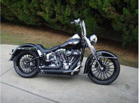 Check out this 2021 fxst softail standard finished in vivid black and featuring the outstanding milwaukee eight engine 107 1745cc with 6 speed cruise drive transmission. 2008 Harley-Davidson Softail DELUXE for sale on 2040-motos