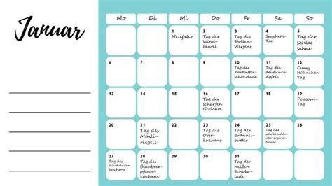 Putzplan & checkliste zum ausdrucken. Content Plan für Foodies 2020 - Freebie zum Download ...