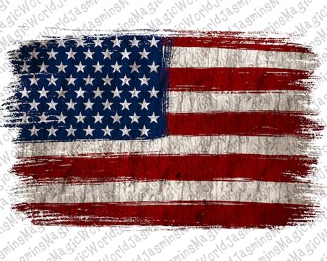 American Flag Distressed Background Png Design American Flag Etsy Canada