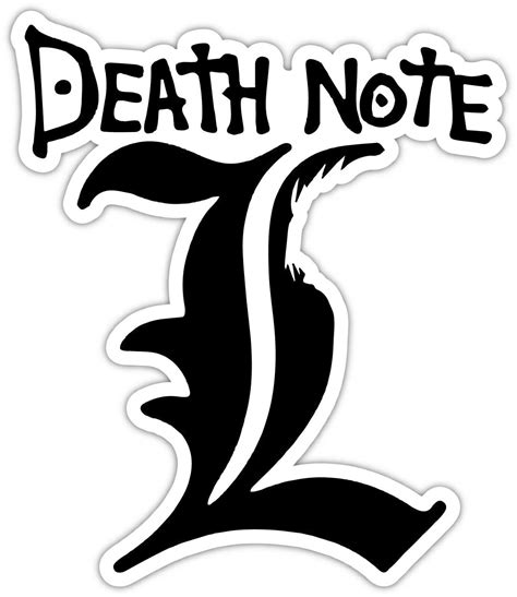 Death Note L Light Ryuk Anime Vinyl Sticker Decal Car Laptop Window Ebay