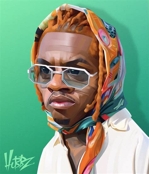 Cartoon Portrait Of Gunna Took Me About 10 Hours To Complete Rgunna
