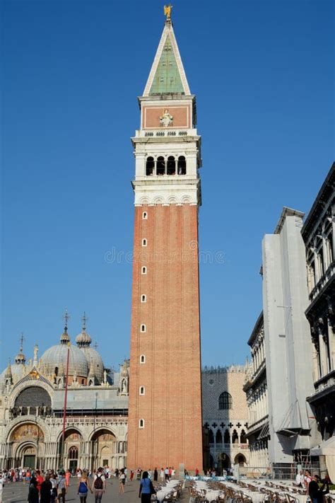 Campanile Di San Marco Tower In Venice Italy Editorial Stock Photo