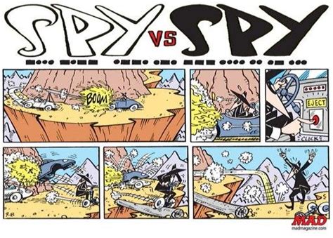 Spy Vs Spy Mad Magazine Cartoon Strip Comic Books Comic Book Cover