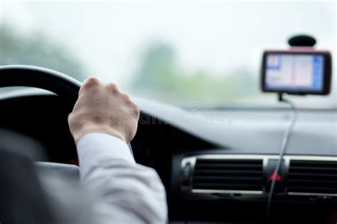 Man Driving A Car Stock Photo Image Of Black Learning 16606684