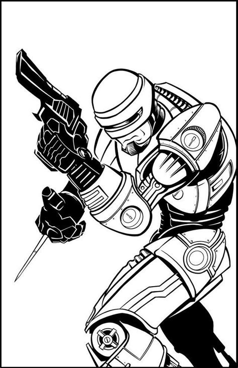 Robocop Coloring Page Printable Coloring pages, Robocop, Superhero