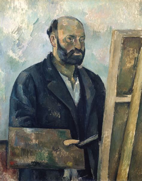 Self Portrait With Palette · Paul Cézanne · Stiftung Sammlung E G Bührle