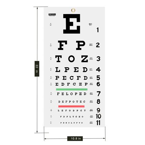 Steps For Snellen Eye Chart Free Printable Worksheet