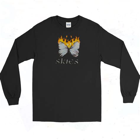 Lil Skies Butterfly Vintage Long Sleeve Shirt