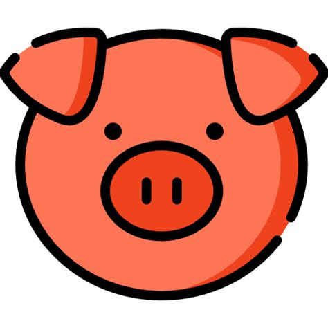 Pig Free Animals Icons