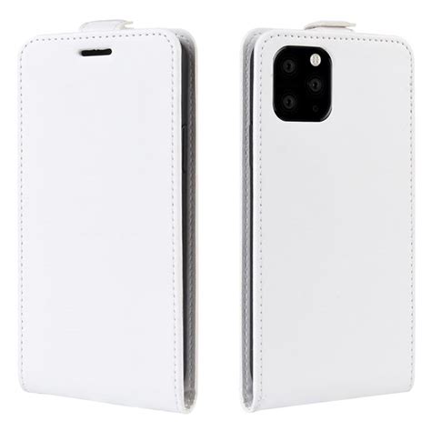 The iphone 11 pro cases will help keep your new, expensive iphone protected. iPhone 11 Pro Max Vertical Flip Case with Card Slot - White