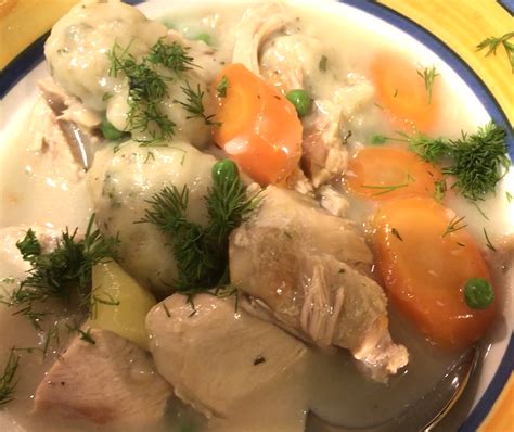 Wednesday Food Home Cooking Classicchicken ‘n Dumplings The Golden Dish