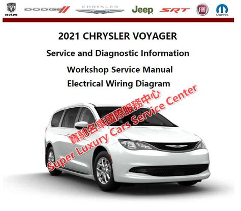 2021 2022 Chrysler Pacifica Workshop Service Manual Wiring Diagram