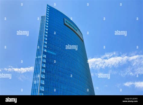 Beijing July 3 Siemens China Headquarters Against A Blue Sky With