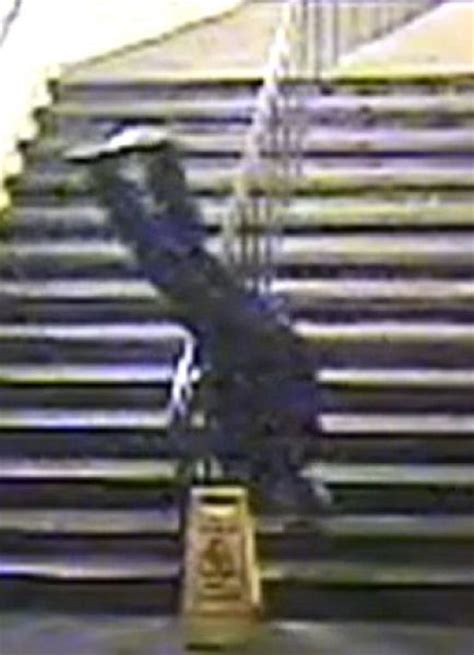 Drunk Man Falls Down The Stairs And Walks Away 8 Pics