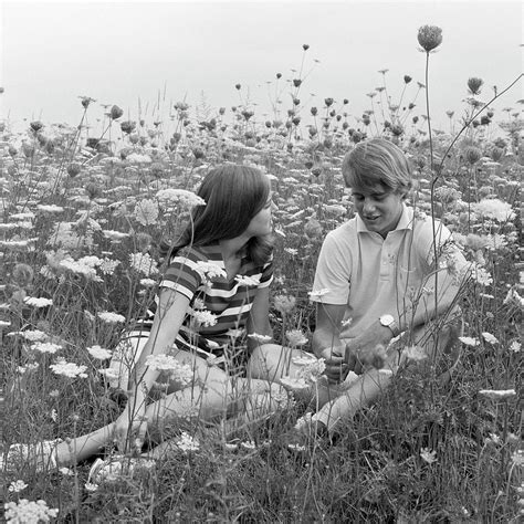 1970s Teenage Couple Sitting Together Photograph By Vintage Images Pixels