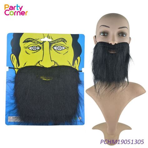 Self Adhesive Fake Mustaches Beard Party Mustache Lifelike Makeup Hair Props