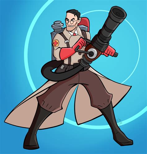 The Medic Tf2 By Purplecyanblack On Newgrounds