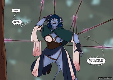 Rule 34 1girls Blue Hair Blue Skin Bondage Breasts Cleric Clothing Critical Role Critical Role