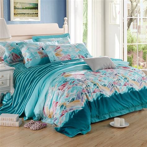 Enjoy free shipping & browse our great selection of bedding, kids bedding, daybed ensembles and more! Aqua Teal and Pink Watercolor Patchwork Graffiti and Candy ...