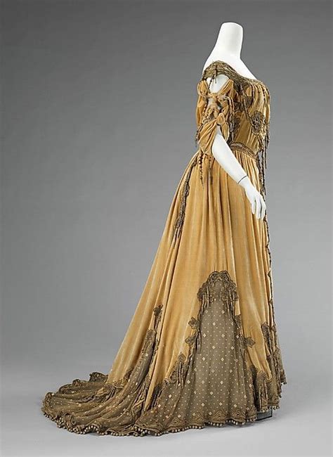 ~evening Dress Attributed To Jean Philippe Worth French 18561926