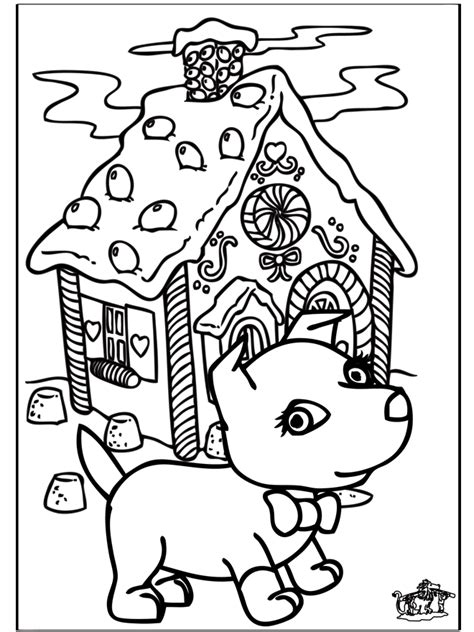 Free Christmas Coloring Pages Of A Dog Download Free Christmas
