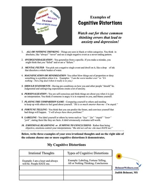 Therapy Worksheets For Adults