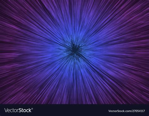 Star Zoom Background Effect Light Colorful Vector Image