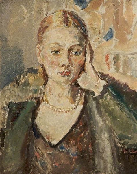 Ethel Walker Portrait Of A Young Lady Art Uk Portrait Painting Fine