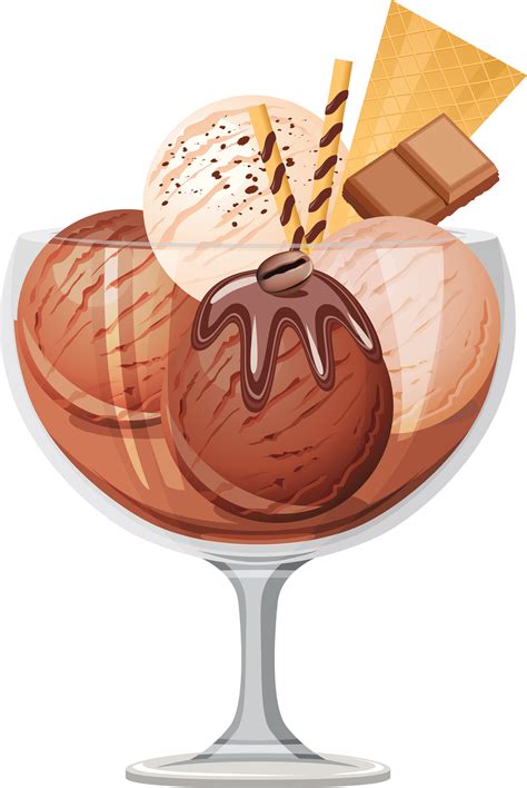 Download Ice Cream Scoops In Bowl PNG Image For Free