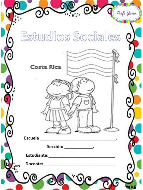 Carátula de matemáticas para secundaria. Dibujos Caratulas De Estudios Sociales Para Ninas