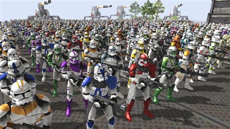 1000 Clone Troopers Under Siege Men Of War Star Wars Mod Battle