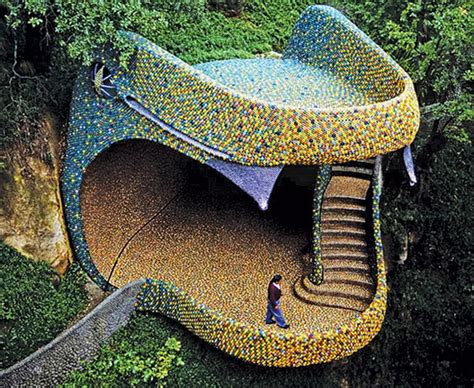 The organic architecture of this place is so wonderful that you will just shout with awe. Nido de Quetzalcóatl Slithers in Naucalpan | IIBEC