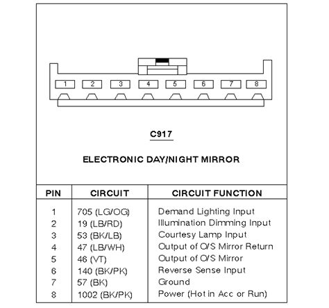 Gentex 7 Pin Wiring Diagram Diagram Mirror Rear Gntx Wiring Chevy Gmc