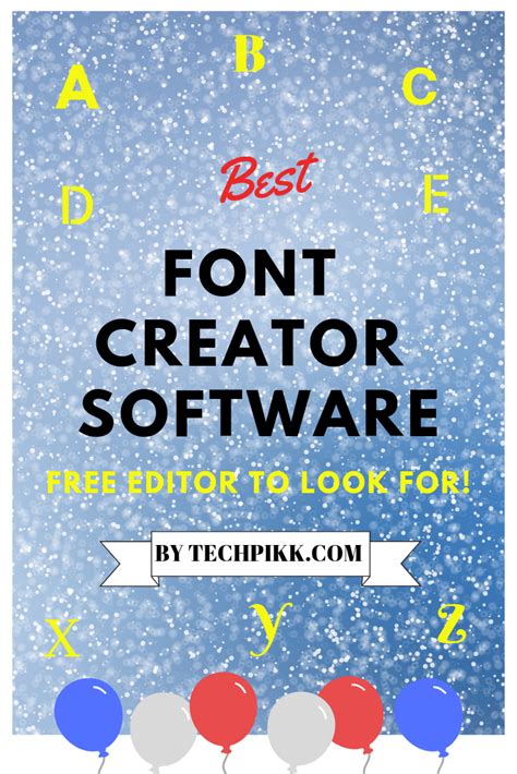 Font Creator Software Font Creator Free Font Font Software