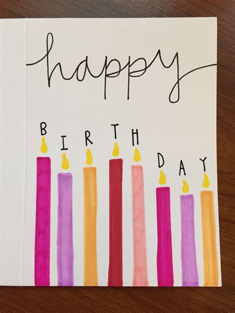 Happy Birthday Card Diy Ideas Diy And Crafts