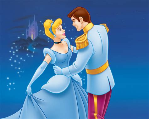 Cinderella And Prince Charming Dancing Cartoons Walt Disney Wallpaper