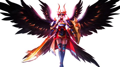 Mobile Legends Freya Raven Shogun Transparent By Divoras On Deviantart