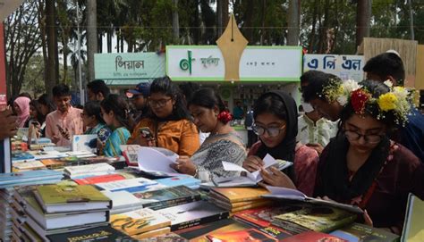 Visitors Crowd Amar Ekushey Book Fair