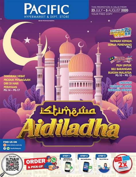 Hari raya aidilfitri (juga hari raya puasa) merupakan perayaan yang dirayakan oleh umat islam untuk menandakan berakhirnya bulan ramadan. Pacific Hypermarket Hari Raya Haji Promotion Catalogue (23 ...