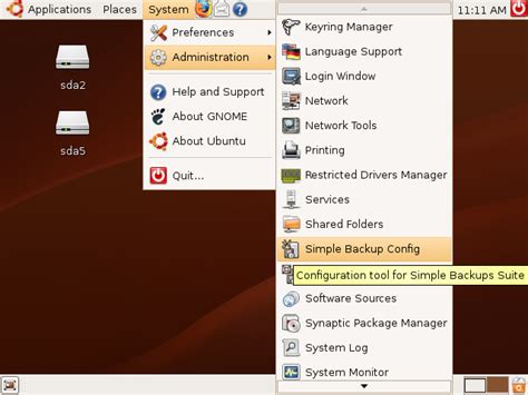 Backup Your System Data Using Sbackup In Ubuntu Linux Backup Howto