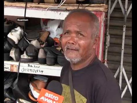 Shoe, shoes, aircond, footwear, sweepers, shoe rack, craftsman, air kotak. Khabar Dari Pahang: Rezeki si tukang kasut - YouTube