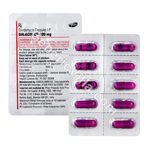 80% of users who reviewed this medication reported a positive effect, while 15% reported a negative effect. Dalacin C 300mg (Clindamycin) - Generic Villa