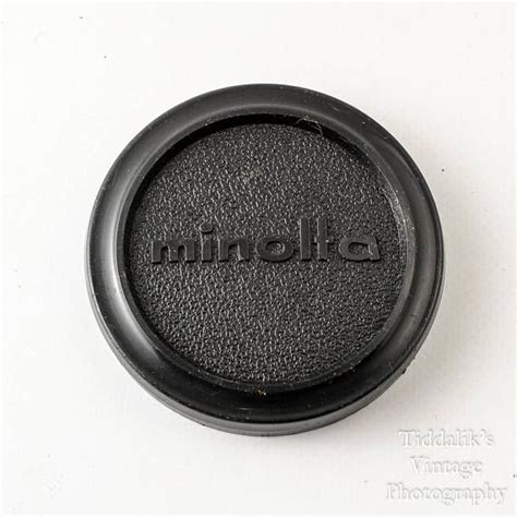 Minolta 57mm Original Vintage Push Fit Plastic Front Lens Cap Etsy