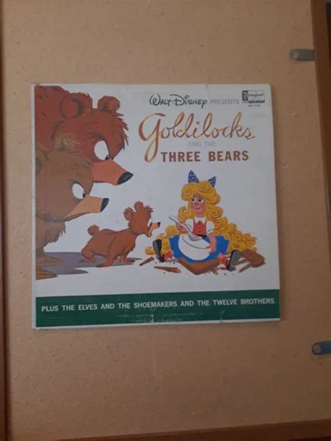 Walt Disney Goldilocks And The Three Bears Disneyland Lp Dq 1250 1963 Rica Moore 2 25 Picclick