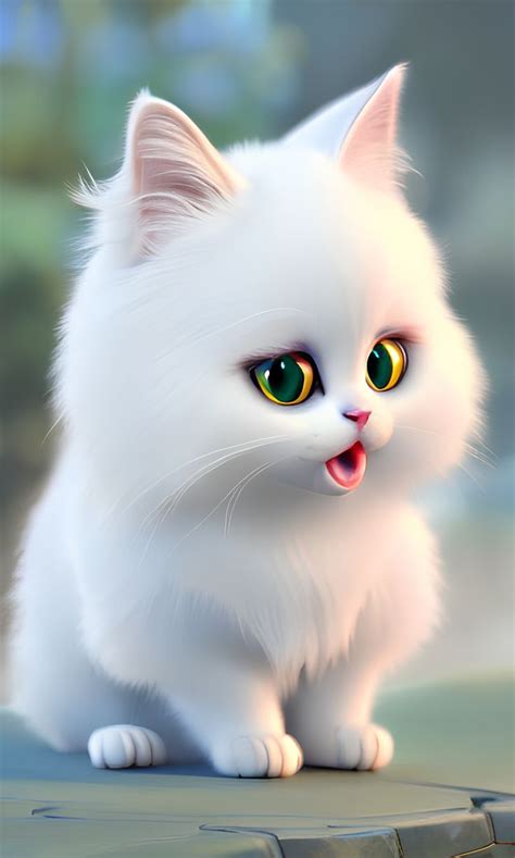 Get Ready To Fall In Love With These Adorable 3d Cartoon Cat Wallpapers