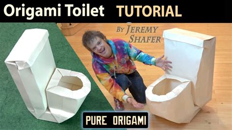 Origami Toilet Tutorial Youtube