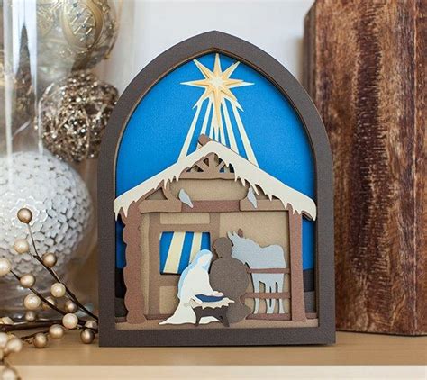 Cricut Design Space Nativity Crafts Christmas Projects Christmas Crafts