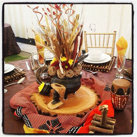 Traditional African Wedding Centerpieces And Decor